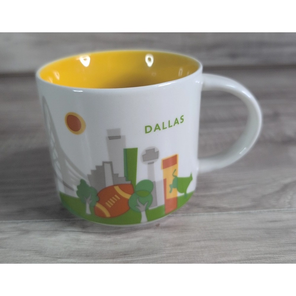 Starbucks You Are Here Collection Dallas Mug 2015 14oz Cup